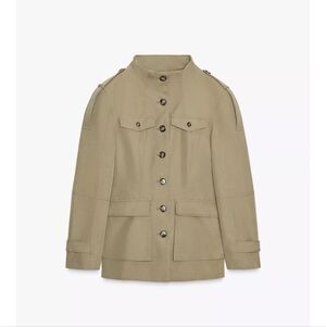 ZARA TABBED POCKET JACKET